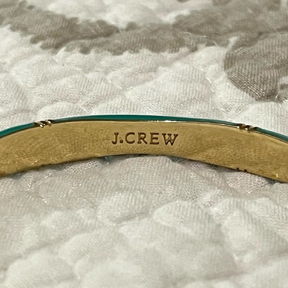 J. Crew turquoise & gold bracelet bangle - Picture 7 of 10